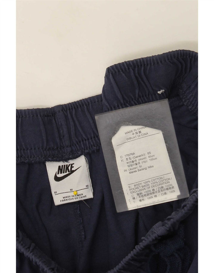 Ανδρικό αθλητικό σορτς Nike από μεσαίο μπλε βαμβακερό