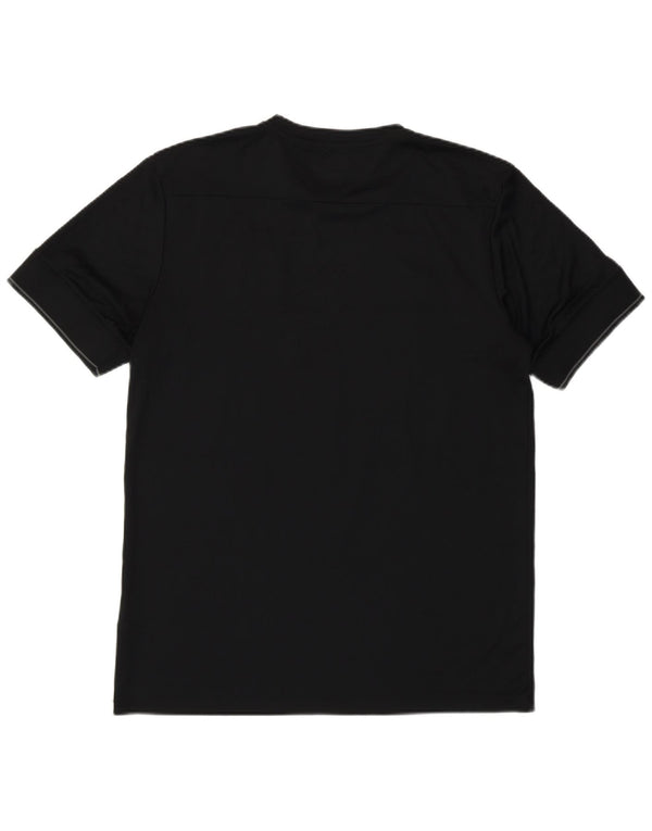 Nike Mens Dri Fit T-Shirt Top Medium Black Polyester