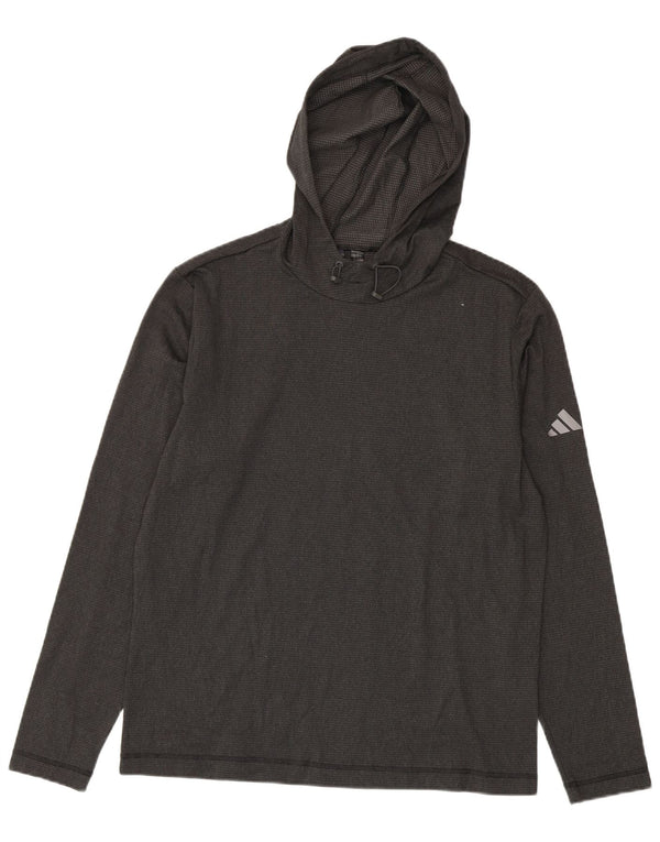 Adidas Ανδρική κουκούλα με μακρυμάνικο μεσαίο πολυεστέρας