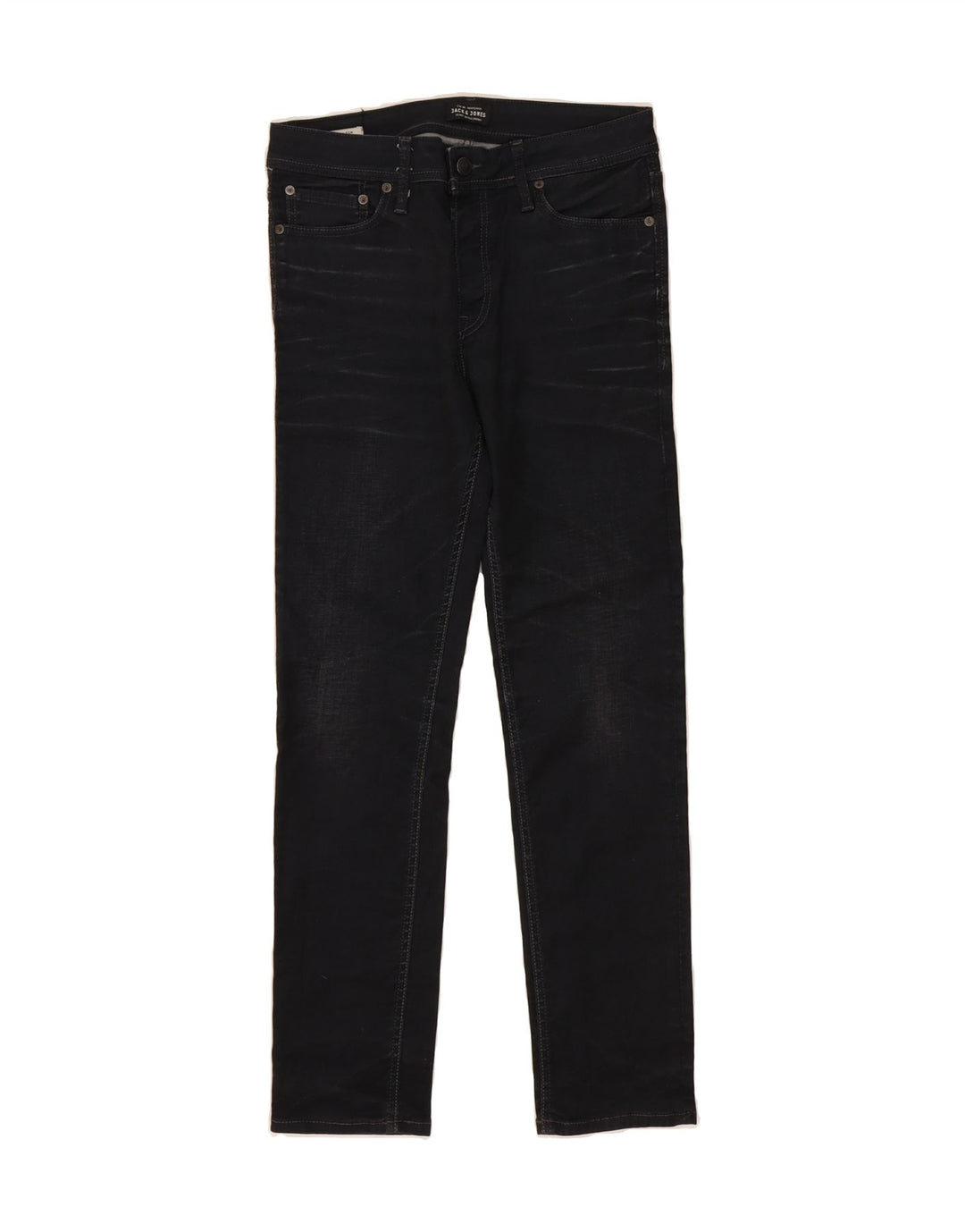 JACK & JONES Mens Tim Slim Jeans W31 L32 Black Cotton Vintage Jack & Jones and Second-Hand Jack & Jones from Messina Hembry 