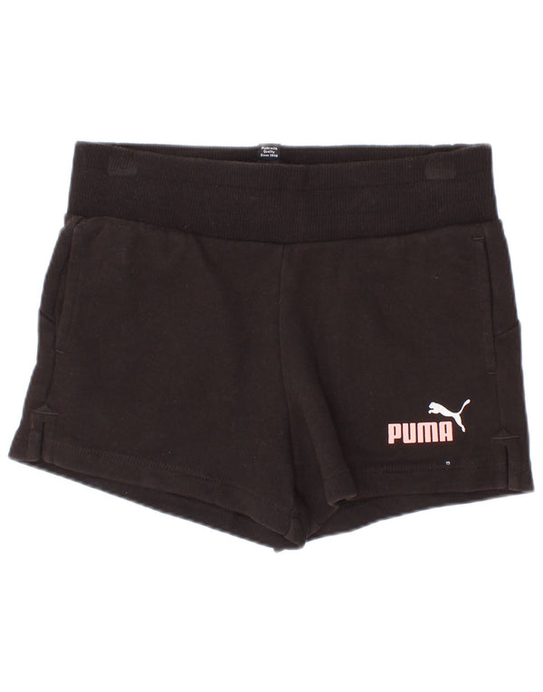 Puma Girls Graphic Sport σορτς 9-10 ετών Μαύρο