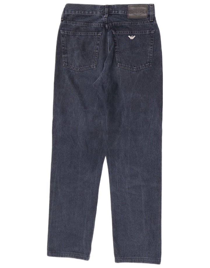 Armani Γυναικείο Straight Jeans W32 L32 Navy Blue Cotton