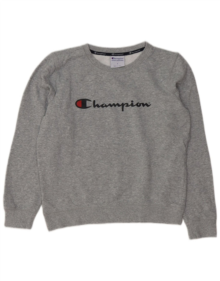 Champion γυναικεία γραφικά φούτερ Jumper UK 10 Small Grey Flecked