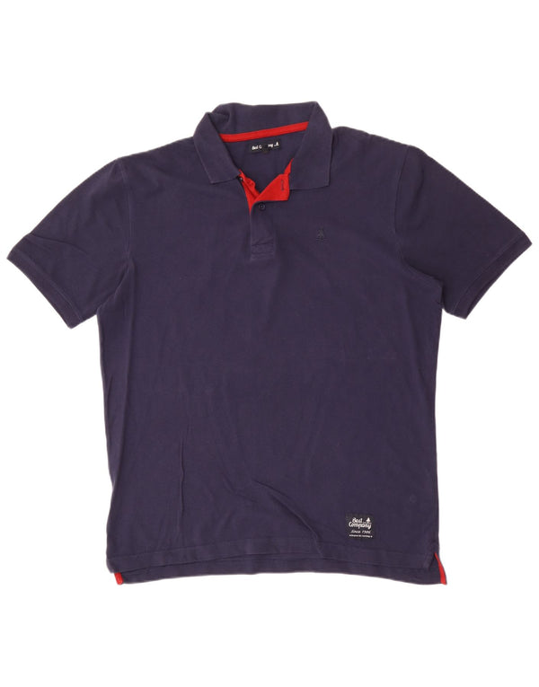 Best Company Ανδρικό Πόλο Μπλουζάκι XL Navy Blue Cotton