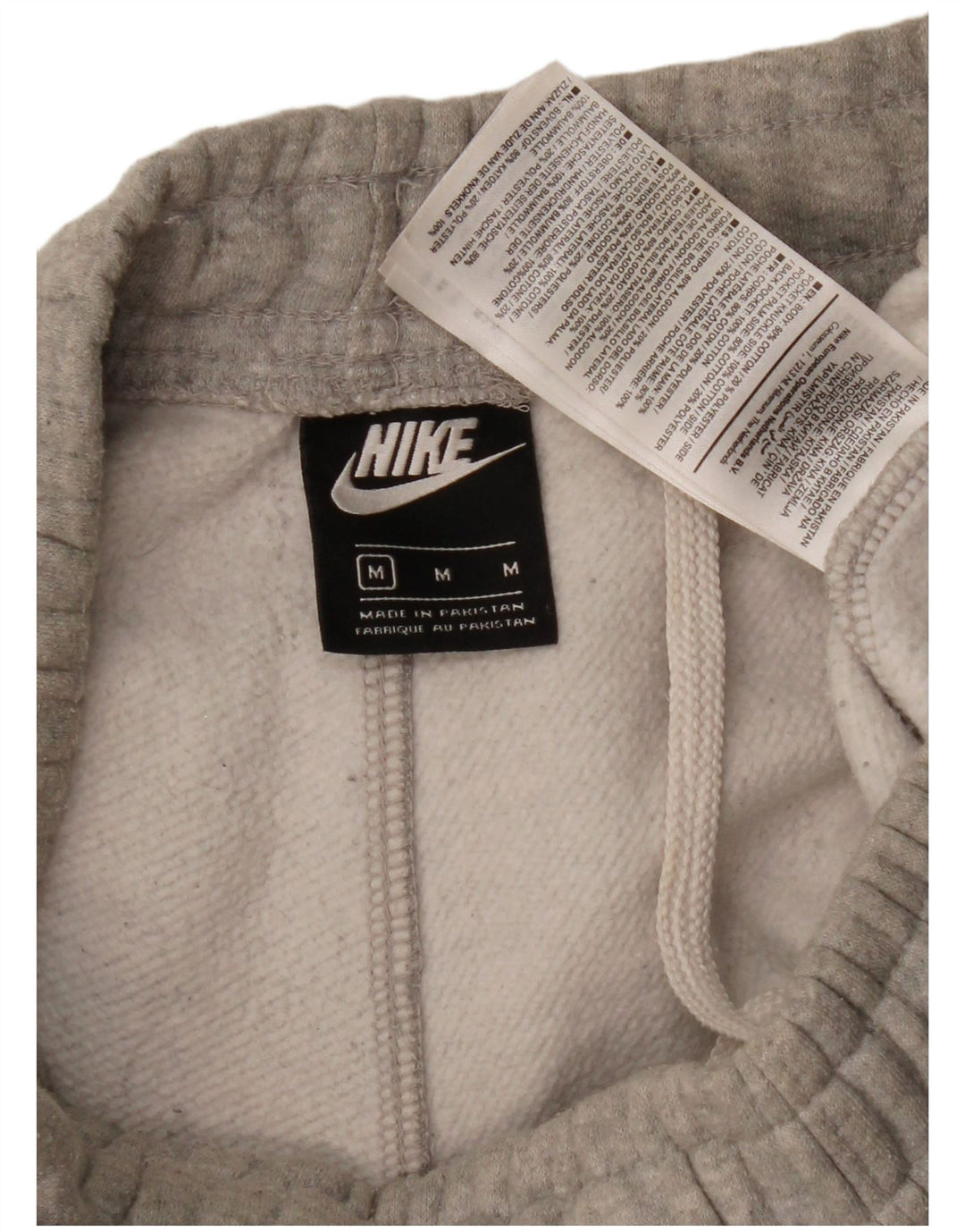 Γυναικεία αθλητική φόρμα γραφικών Nike παντελόνι Joggers UK 12 μεσαίο γκρι βαμβακερό