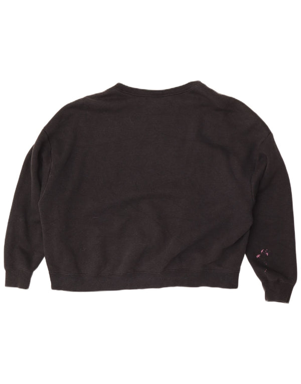 Γυναικείο φούτερ Nike Air Graphic Oversized Jumper UK 16 Large Μαύρο