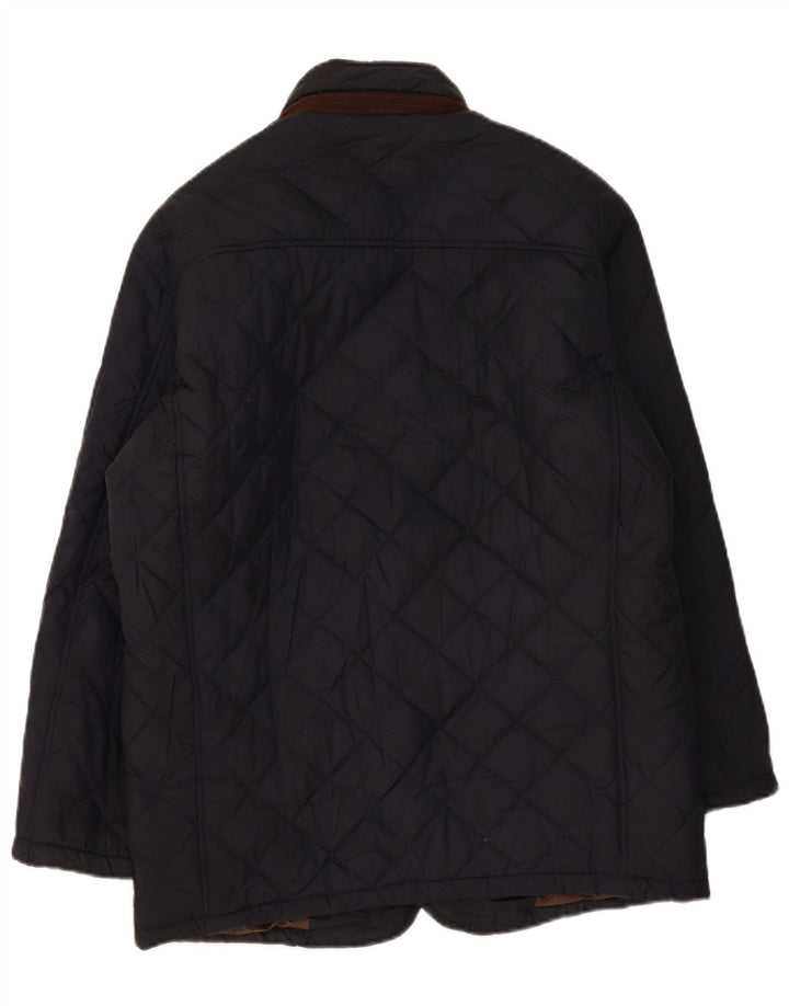 Ανδρικό καπιτονέ μπουφάν Lacoste IT 52 XL Navy Blue Polyester