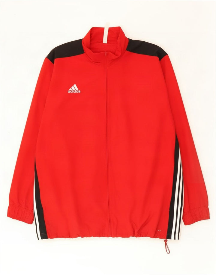 Ανδρική φόρμα Adidas Climalite Top Jacket 3XL Red Colourblock Polyester