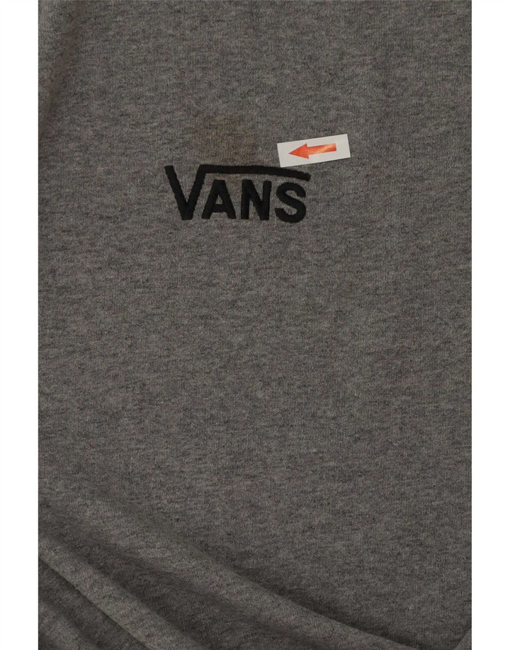 Ανδρικό T-Shirt Vans Μπλουζάκι από βαμβακερό μικρό γκρι χρώμα