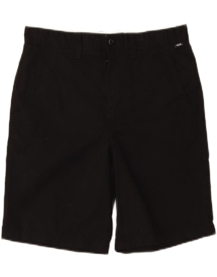 VANS Boys Chino Shorts 15-16 Years W28  Black Cotton Vintage Vans and Second-Hand Vans from Messina Hembry 