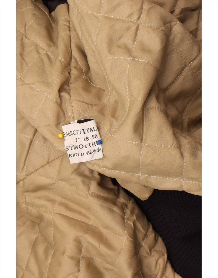 Esercito Ανδρικό Δερμάτινο Flight Aviator Jacket IT 48 Medium Black