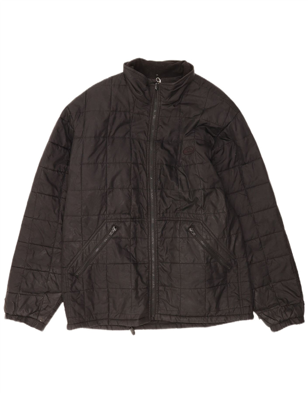 Quiksilver Ανδρικό καπιτονέ μπουφάν UK 40 μεγάλο μαύρο