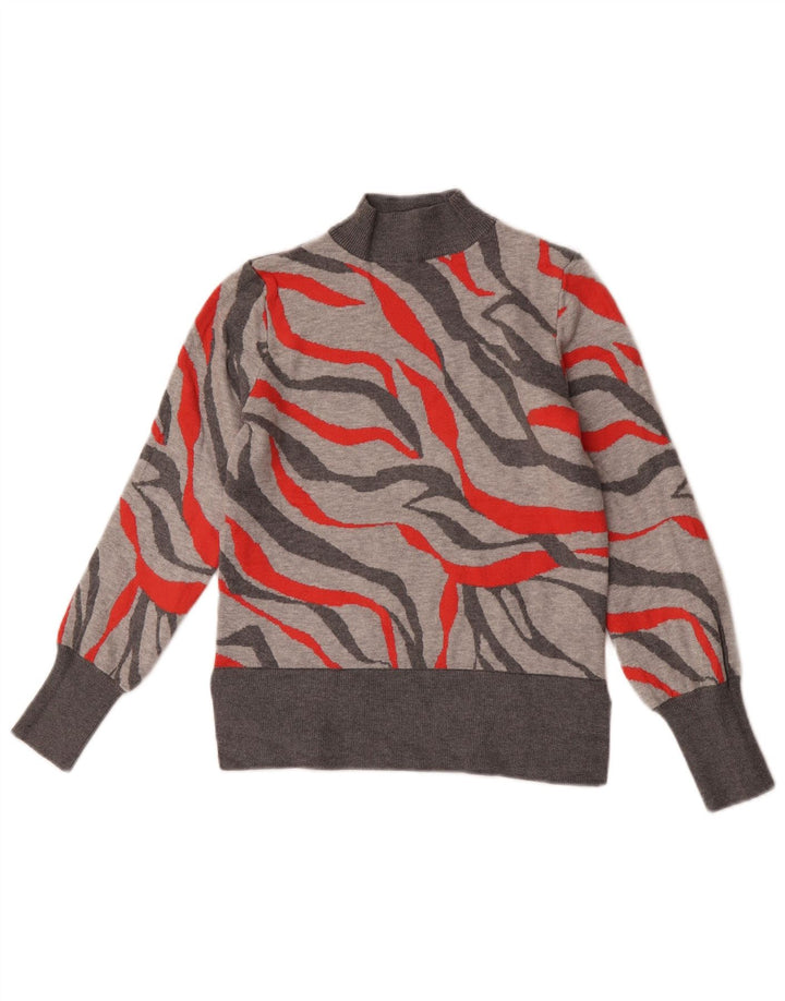 Marks & Spencer Γυναικείο πουλόβερ με λαιμό χελώνα UK 8 Small Grey