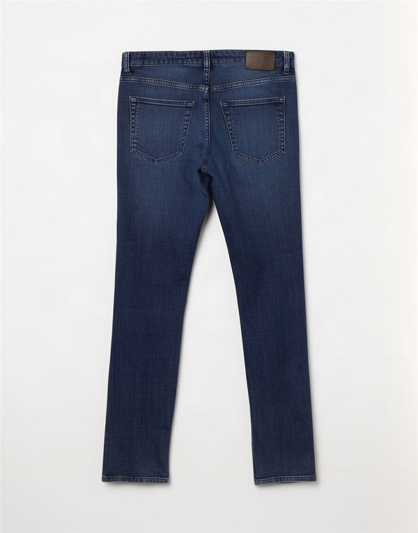 Ανδρικό τζιν Hugo Boss Slim W33 L32 Μπλε βαμβακερό