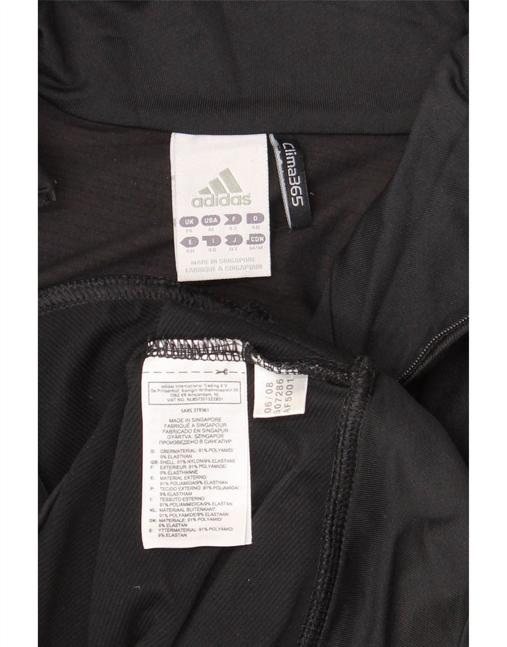 Γυναικεία φόρμα ADIDAS Climalite Top Jacket UK 14 Large Black Polyamide