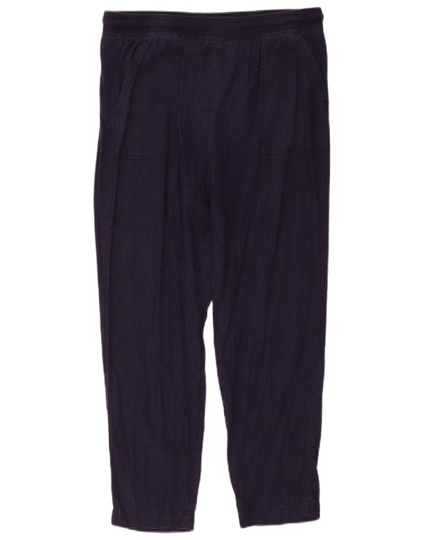 Γυναικεία Casual Παντελόνια Marks & Spencer UK 14 Large W34 L29 Navy Blue