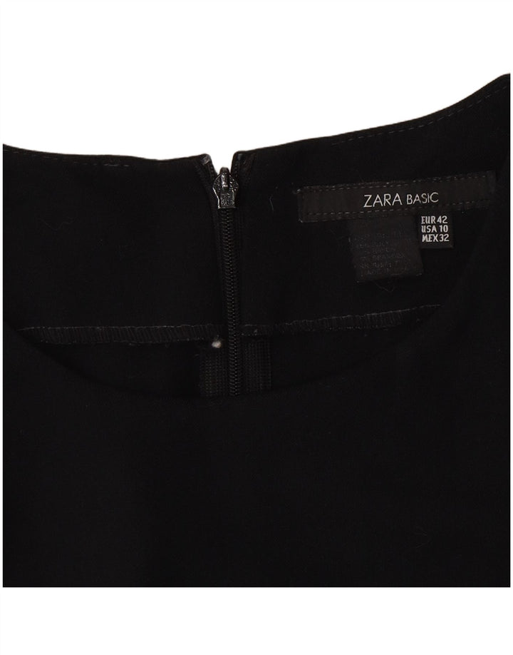 Zara Γυναικείο Αμάνικο Φόρεμα EU 42 Μαύρο μεγάλο