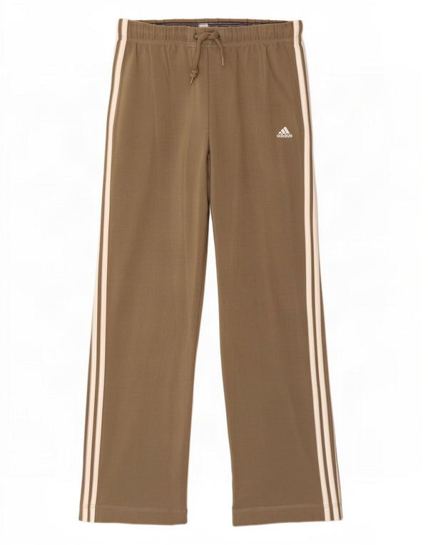 Γυναικεία αθλητική φόρμα Adidas Παντελόνι UK 12 μεσαίο χακί βαμβακερό