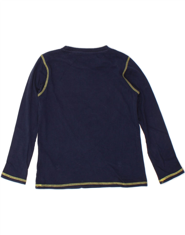 GUESS Boys Graphic Top Long Sleeve 6-7 Years Navy Blue Cotton Vintage Guess and Second-Hand Guess from Messina Hembry 