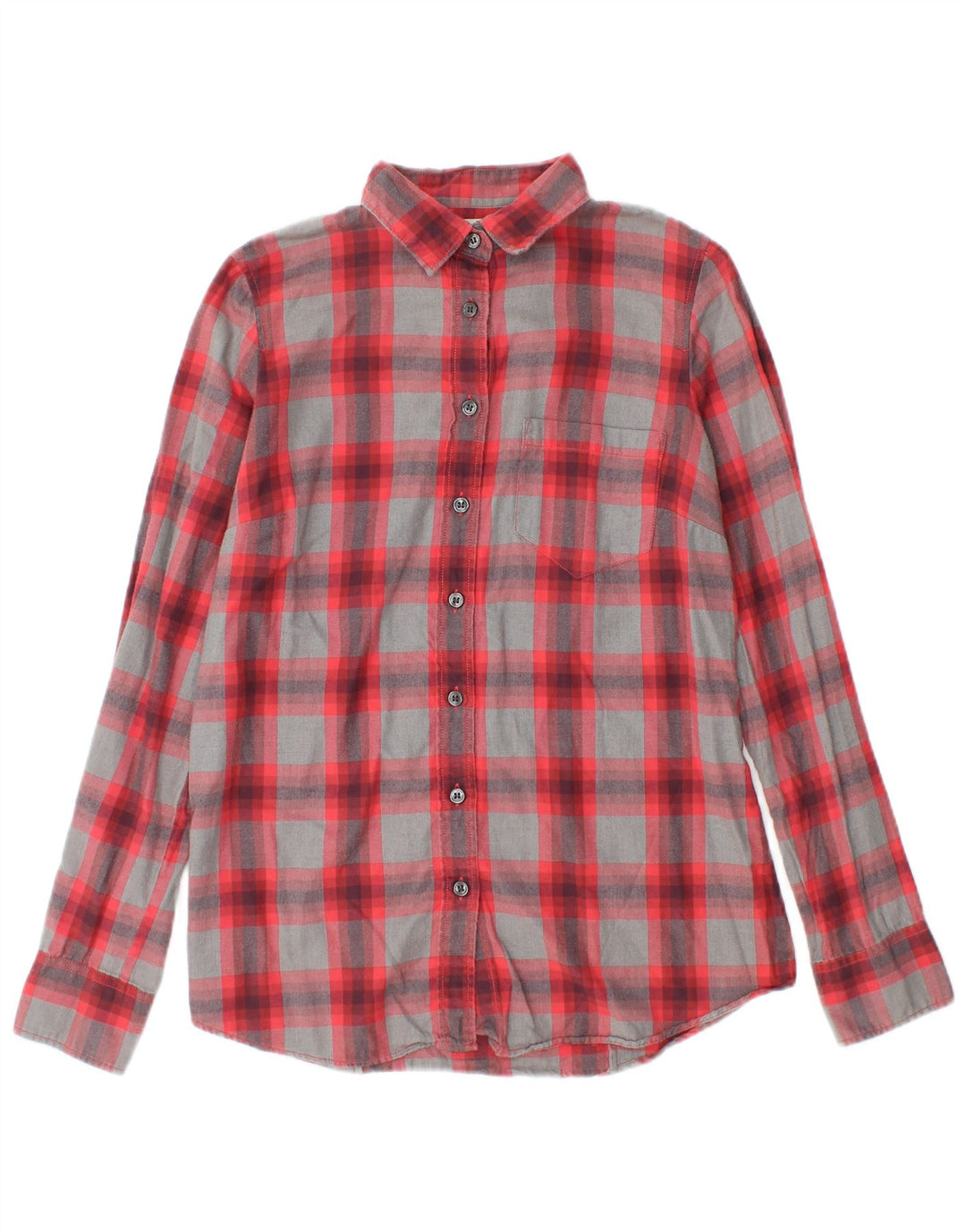 J. Crew Γυναικείο φανελένιο πουκάμισο UK 6 XS Red Check Cotton