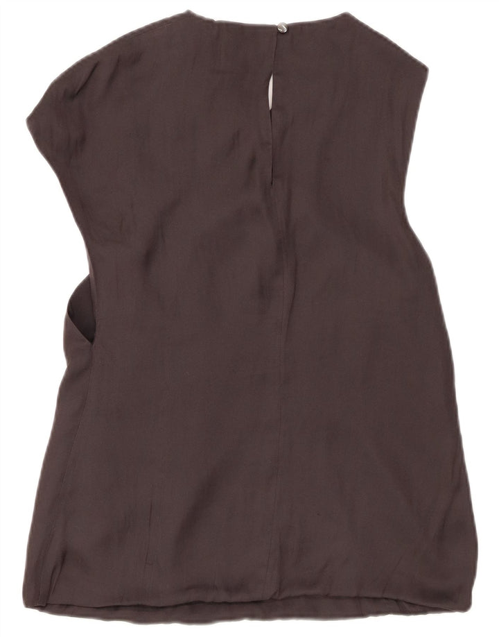 Karen Millen Γυναικεία Αμάνικη Μπλούζα Τοπ UK 8 Small Black Polyester