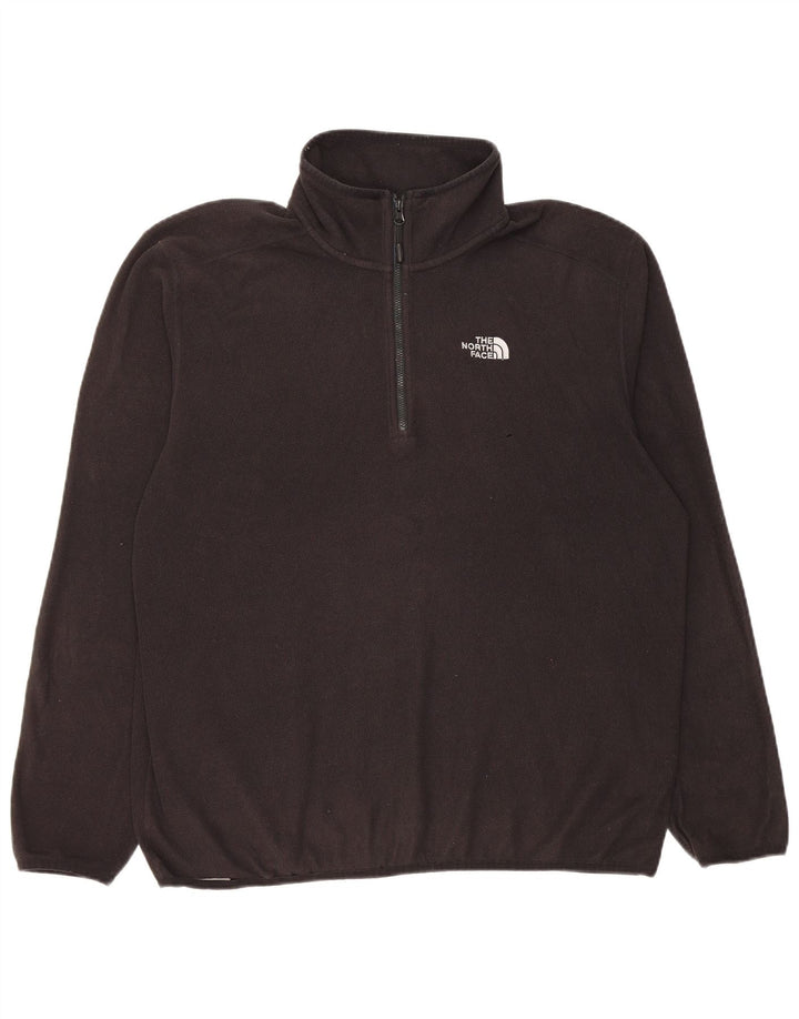 The North Face Ανδρικό φερμουάρ Fleece Jumper από μαύρο πολυεστέρα