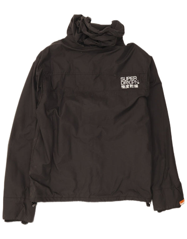 Ανδρικό μπουφάν με κουκούλα Superdry UK 44 2XL Μαύρο νάιλον