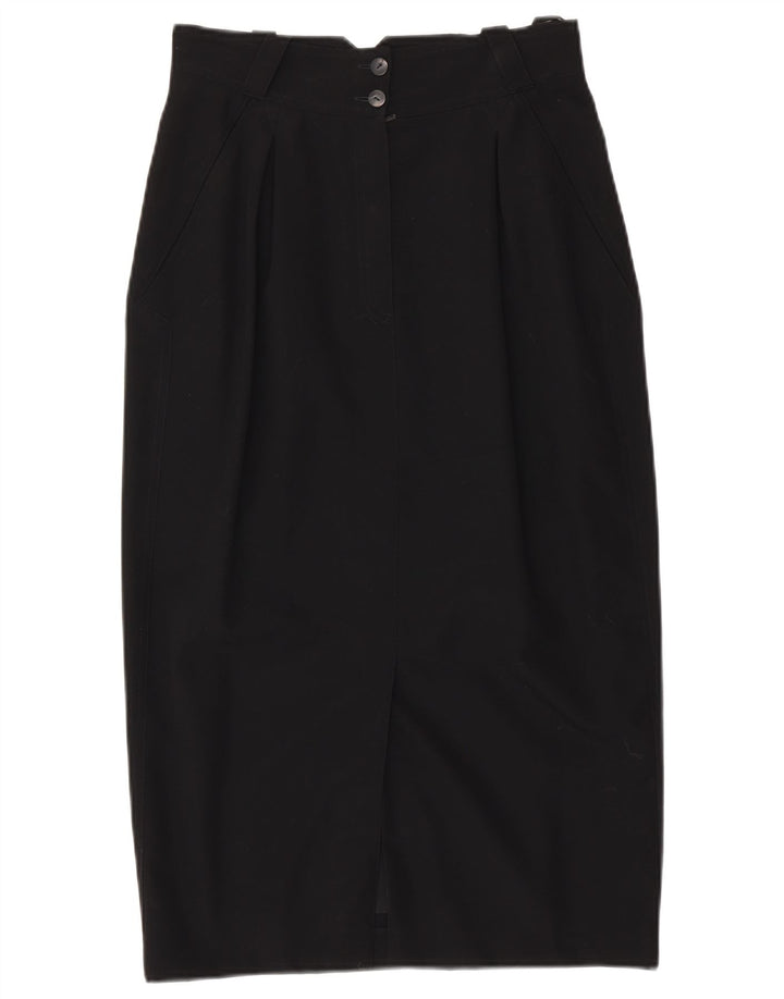 Γυναικεία Μίντι Φούστα LAUREL EU 38 Medium W28 Μαύρη Μάλλινη