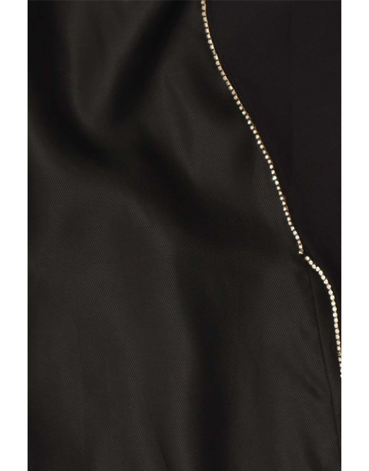 Zara Γυναικείο Αμάνικο Πανωφόρι UK 10 Small Black Polyester