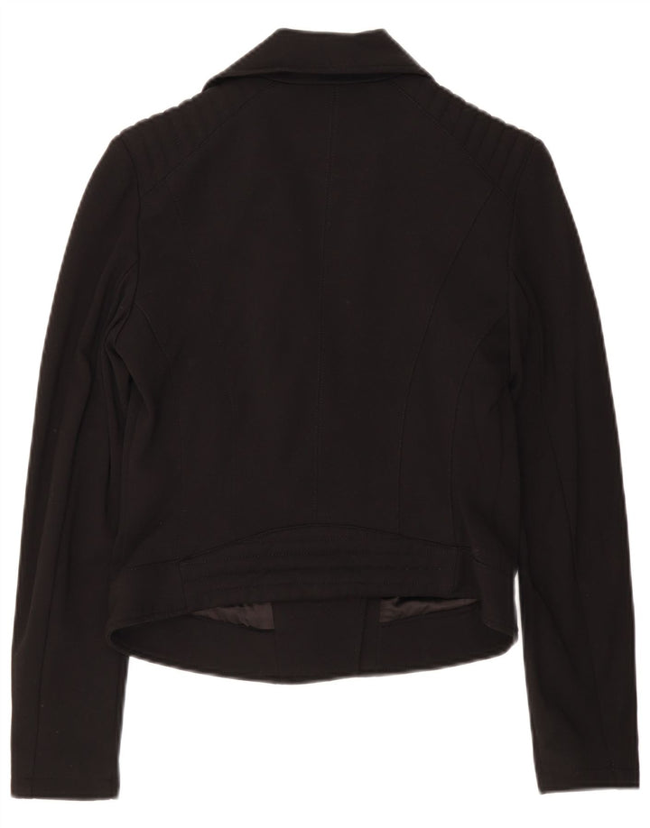Guess Γυναικείο Μπουφάν Blazer Full Zip UK 8 Small Black Viscose