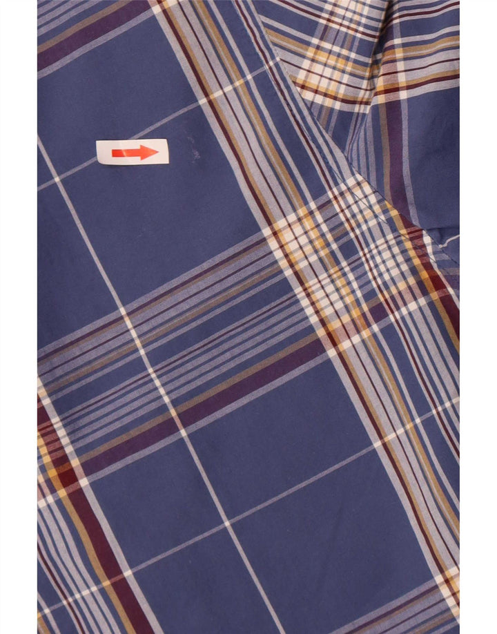 Tommy Hilfiger Ανδρικό πουκάμισο με κανονική εφαρμογή, μεγάλο μπλε βαμβακερό