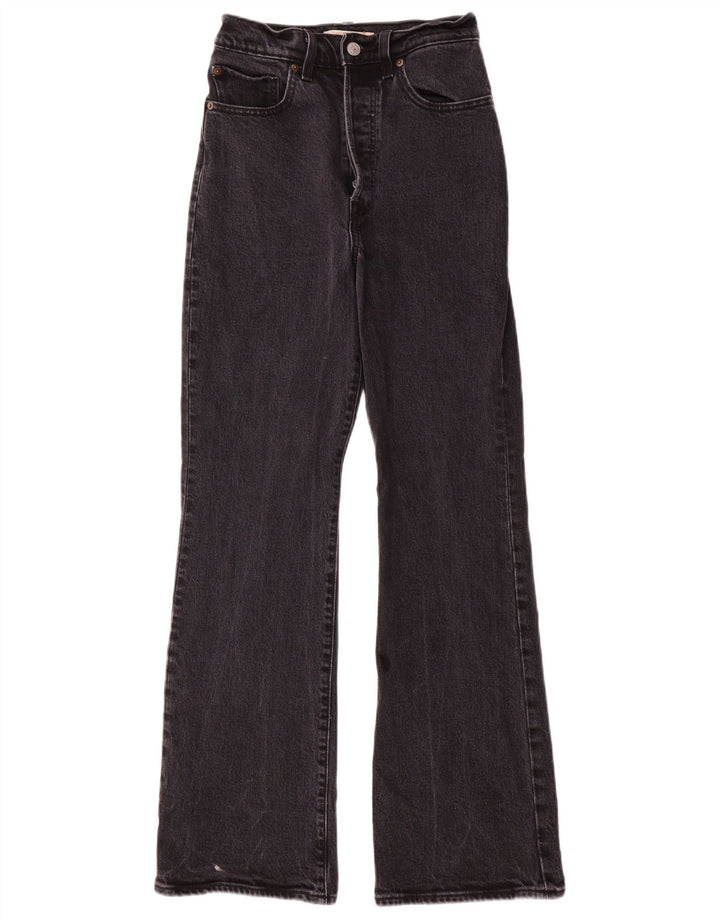 Γυναικείο ψηλό ψηλό τζιν Levi's Bootcut W27 L31 Γκρι βαμβακερό
