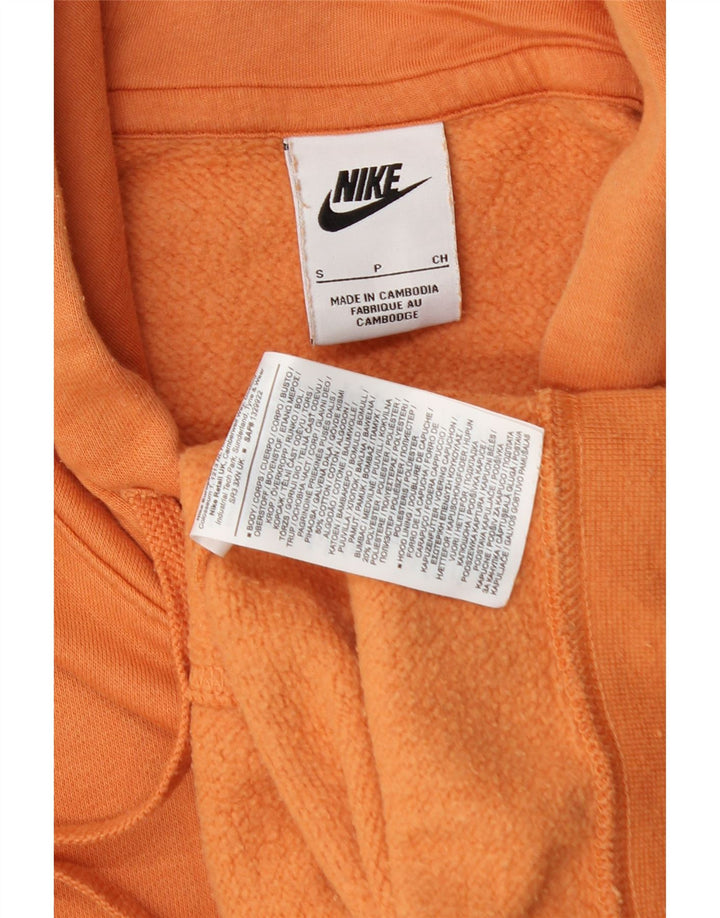 Ανδρικό κουκούλα Nike, μικρό πορτοκαλί βαμβακερό