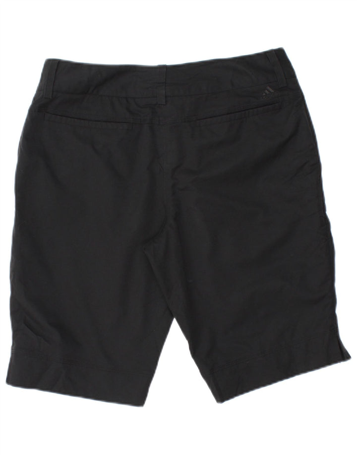 Γυναικείο σορτς Chino ADIDAS Climalite UK 6 XS W30 μαύρο πολυεστέρα