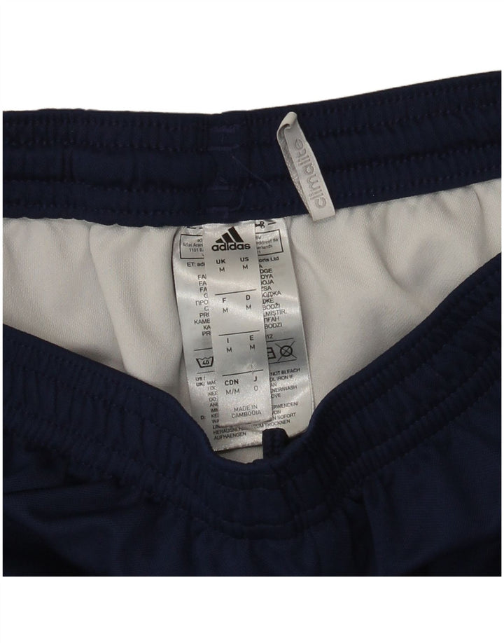 Ανδρικό αθλητικό σορτς Adidas Climalite από μεσαίο μπλε ναυτικό πολυεστέρα