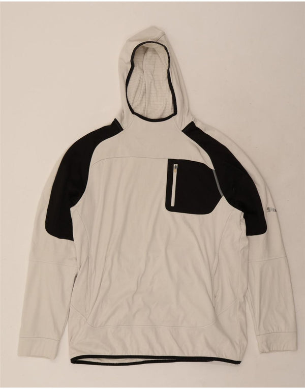 Puma Mens Hoodie Jumper XL Λευκό Colourblock Πολυεστέρας
