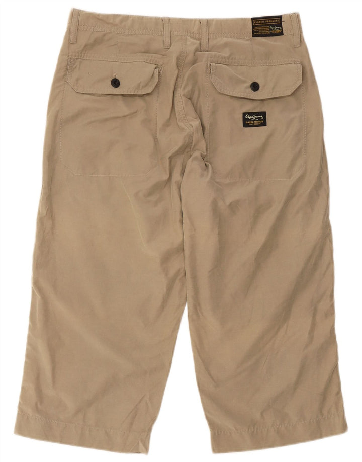 Ανδρικό βερμούδα PEPE Jeans Cargo W34 Μεγάλο μπεζ βαμβακερό
