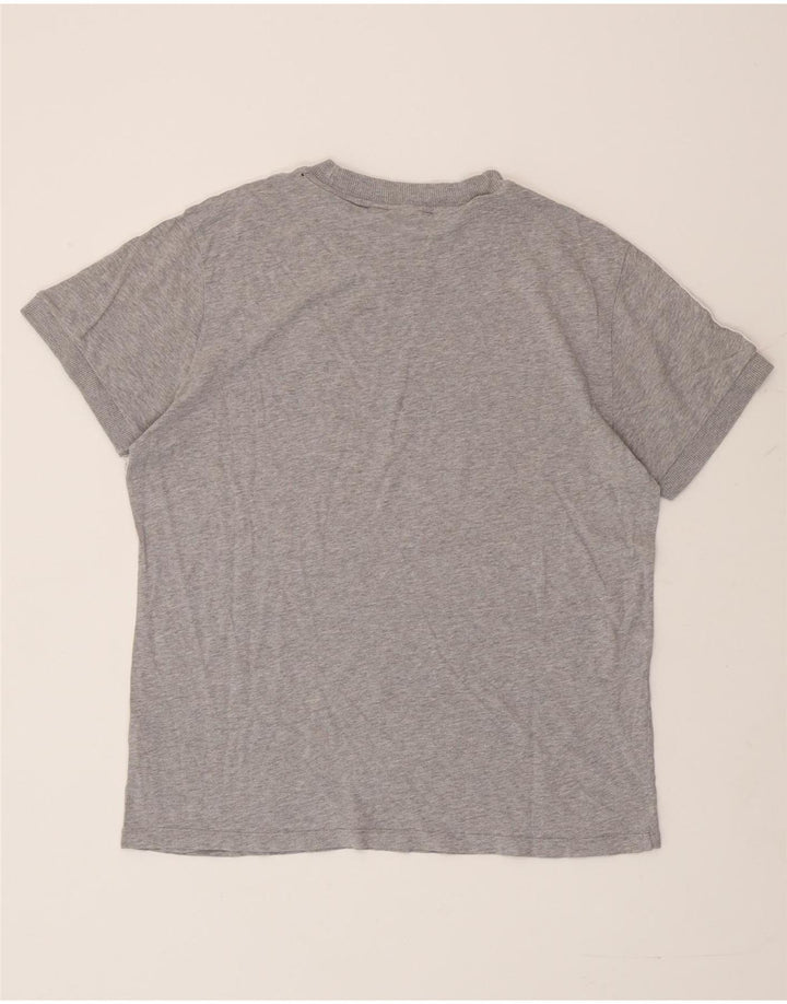 Γυναικείο T-Shirt Adidas Top UK 12 Medium Grey Flecked