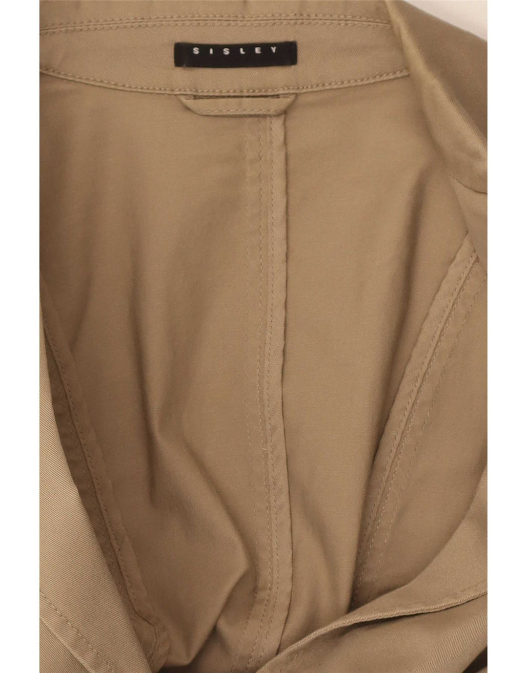 Sisley Γυναικείο μπουφάν blazer UK 6 XS Beige με 2 κουμπιά