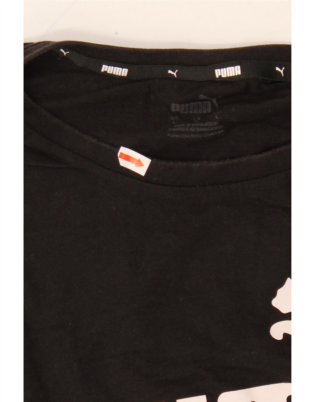 Ανδρικό γραφικό T-Shirt PUMA Top Large Μαύρο