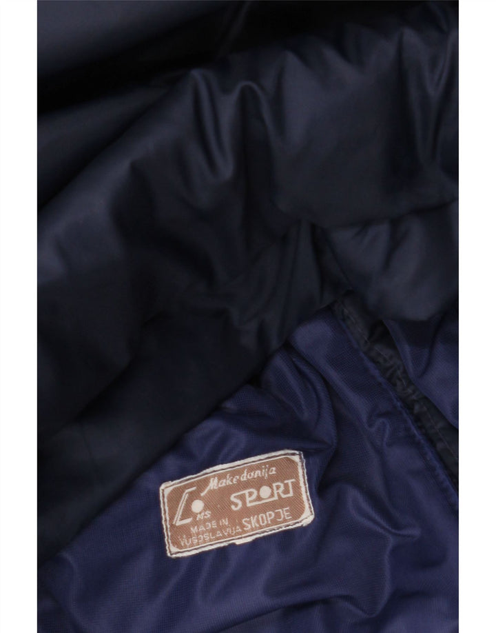 Ανδρικό μπουφάν VINTAGE με επένδυση UK 42 XL Navy Blue Colourblock