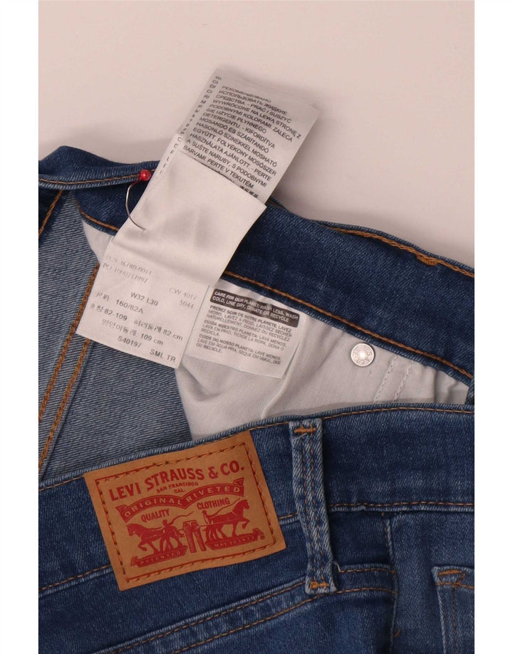 Γυναικείο Slim Jeans Levi's W32 L30 Blue Cotton