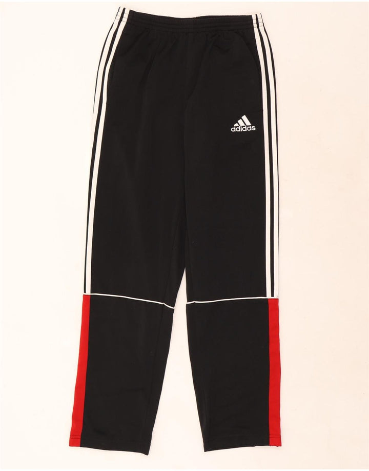 Παντελόνι αθλητικής φόρμας Adidas Boys 13-14 ετών Μαύρο Colourblock Polyester