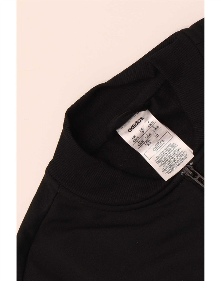 Γυναικεία αθλητική φόρμα Adidas Top Jacket UK 8/10 Small Black Polyester