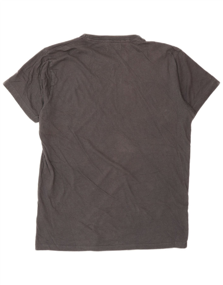 Ανδρικό γραφικό μπλουζάκι Jack & Jones Τοπ μεσαίο γκρι βαμβακερό