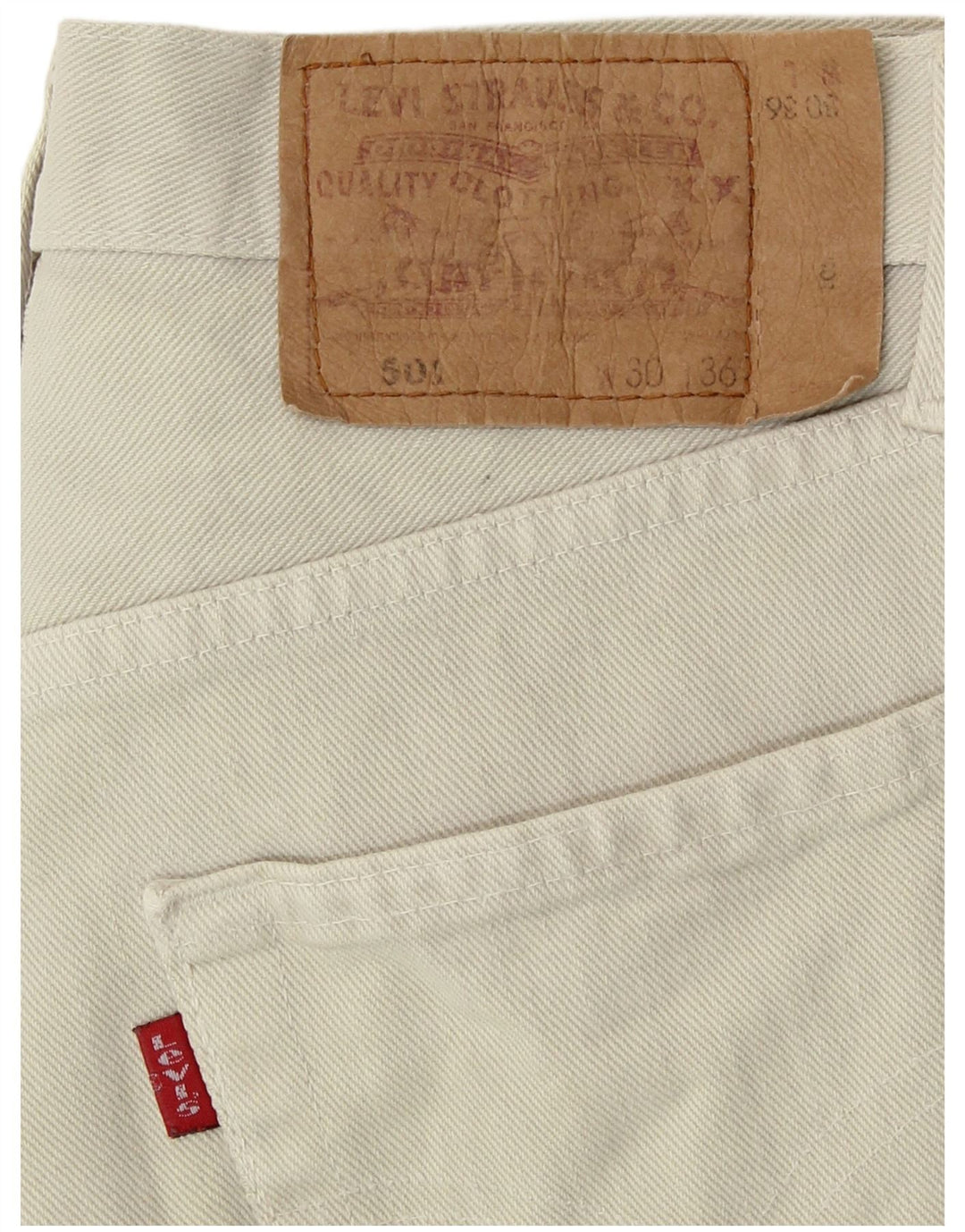 Levi's Mens 501 Straight Jeans W30 L28 Green