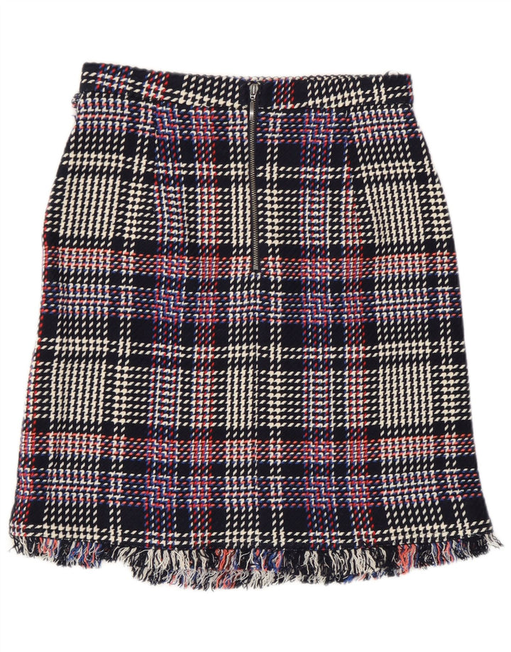 Marks & Spencer Γυναικεία ίσια φούστα UK 8 Small W28 Πολύχρωμη επιταγή