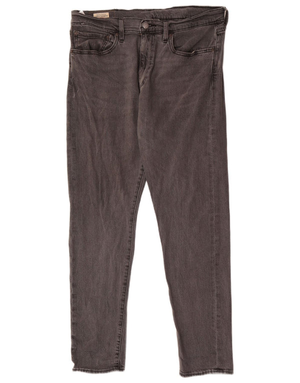 Levi's Mens 512 Slim Tapered Jeans W34 L32 Γκρι βαμβακερό