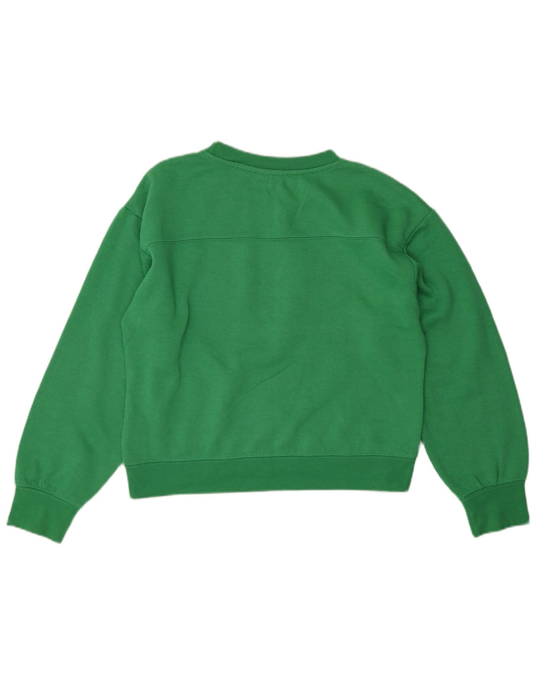Γυναικεία φούτερ ZARA Crop Jumper UK 10 Small Green Polyester