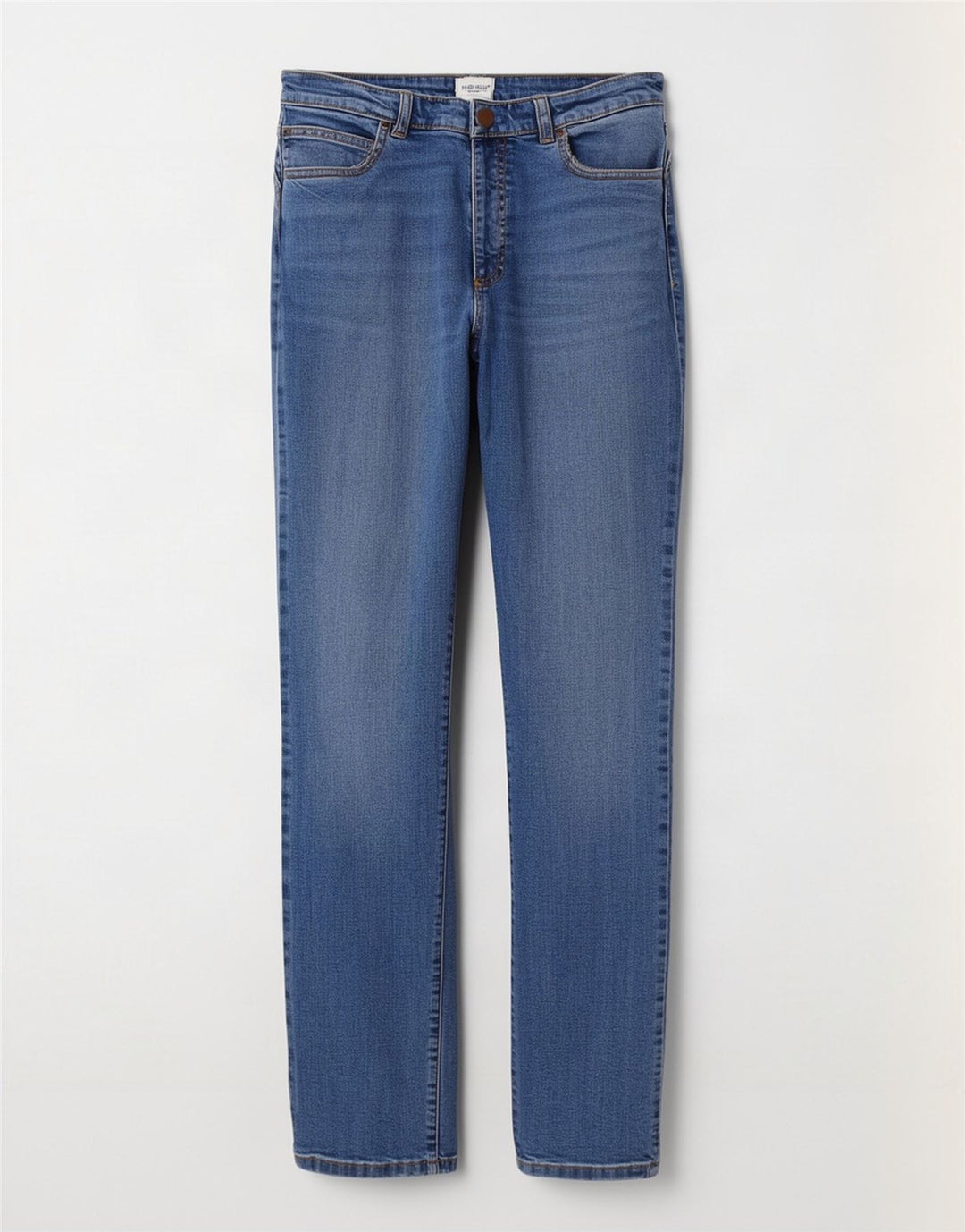 White Stuff Γυναικείο Straight Jeans UK 12 Medium W30 L30 Blue Cotton